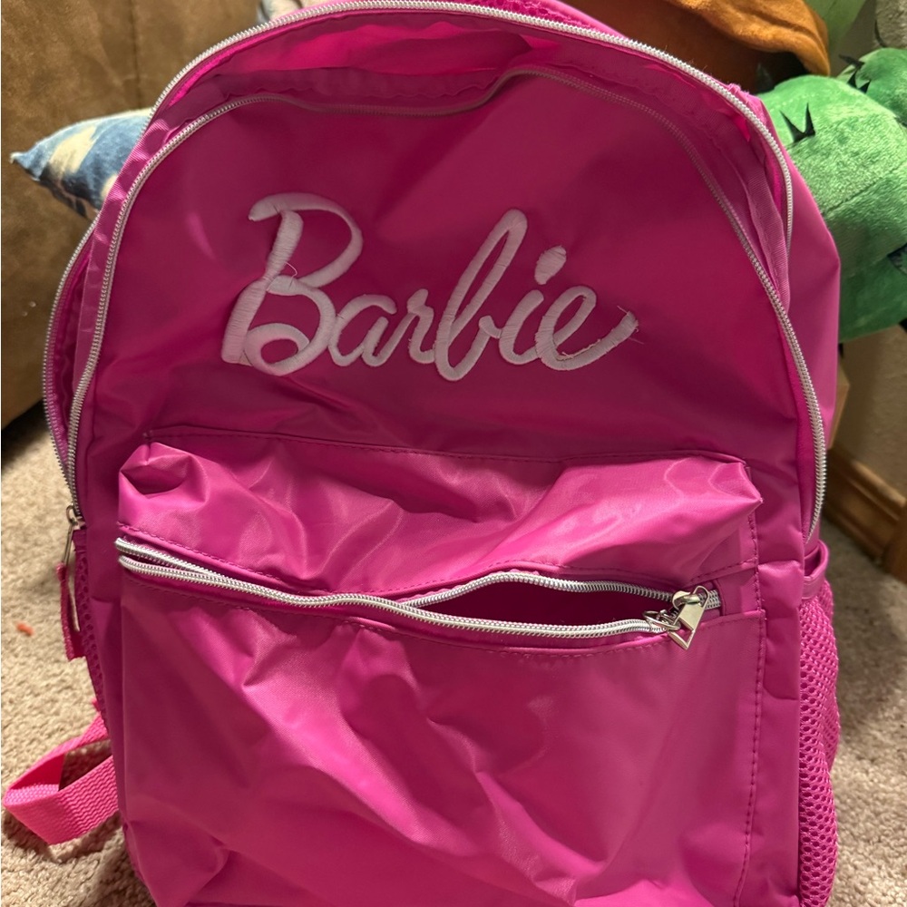Barbie Fuchsia Backpack with Logo